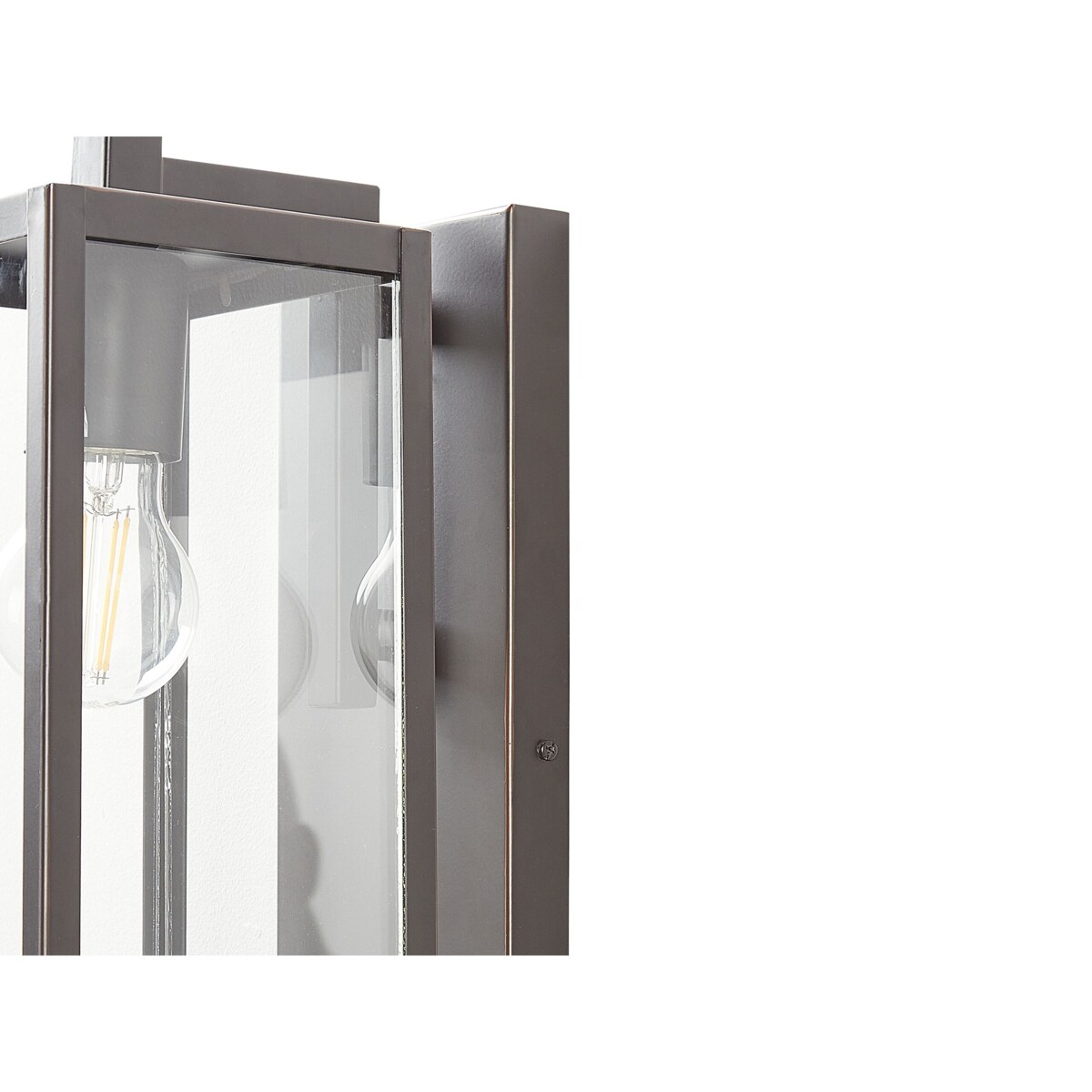 Lampa ścienna zewnętrzna z czujnikiem ruchu czarna MEGGET