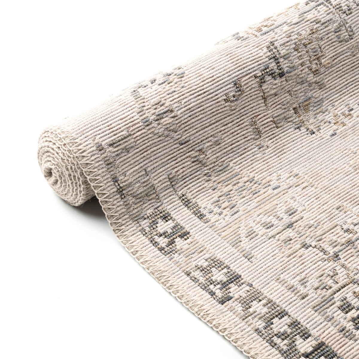 Dywan Wełniany Sahara 120x180 cm Klasyczny Vintage Beżowy