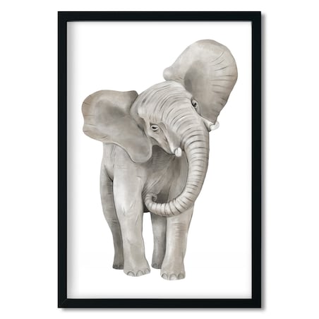 Plakat dla dzieci Słoń 20x30