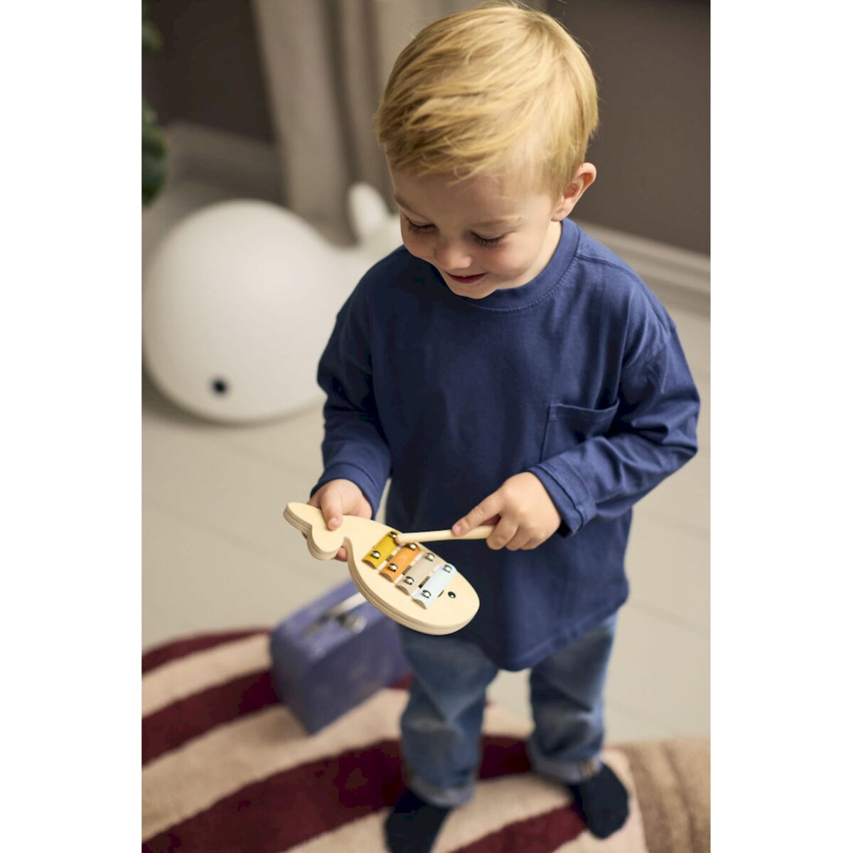 Filibabba Zestaw drewnianych instrumentów w walizce