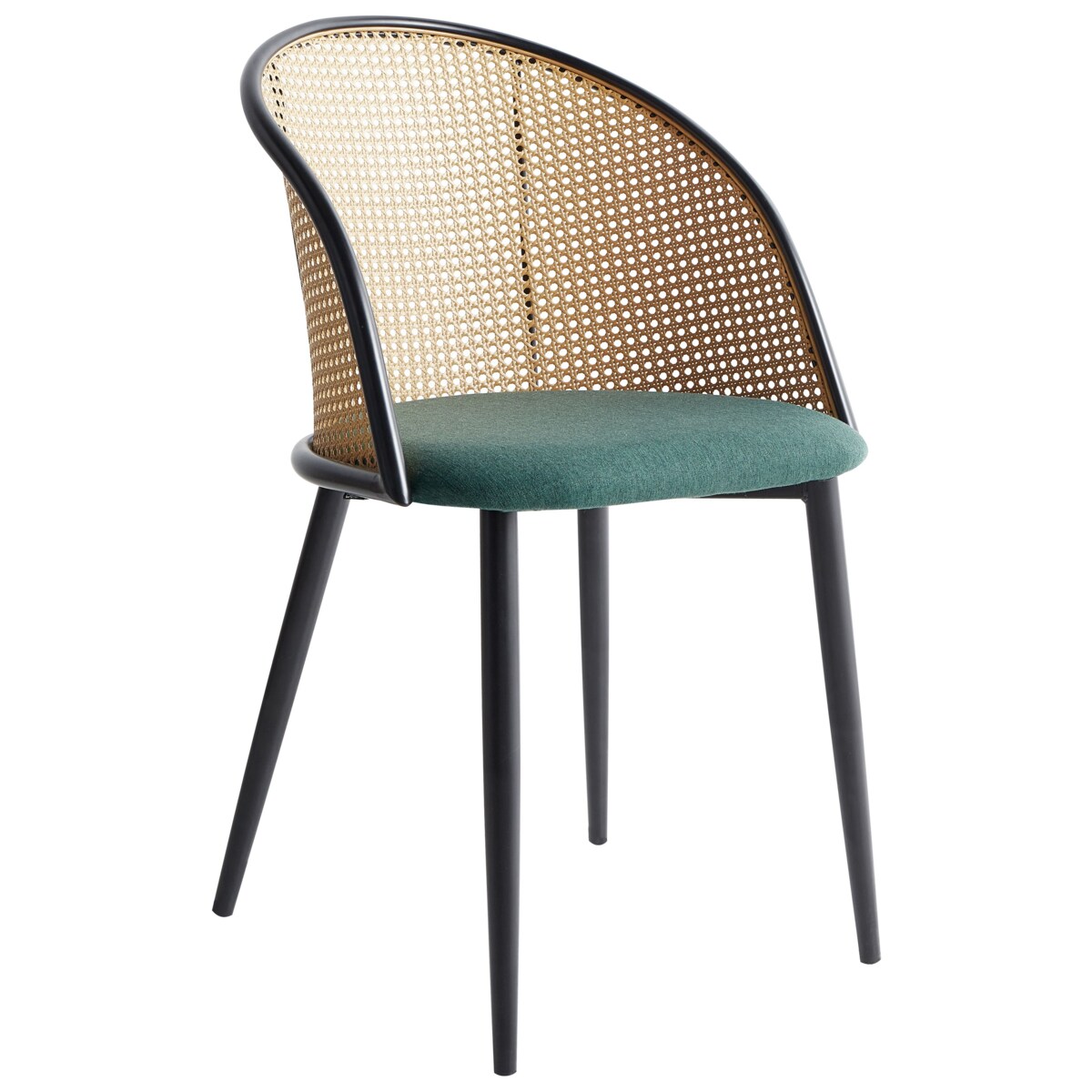 Zestaw 2 krzeseł do jadalni CORNELL Metal Zielony