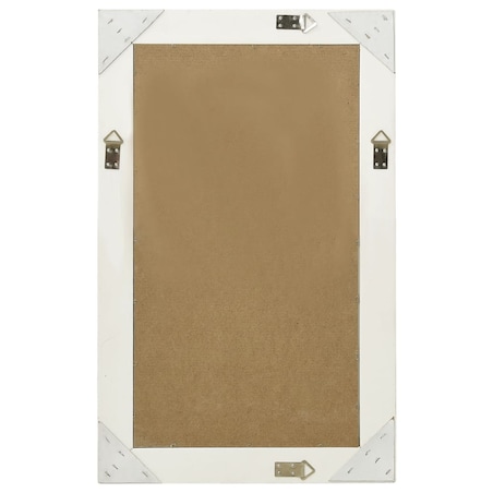 vidaXL Lustro ścienne w stylu barokowym, 50x80 cm, białe