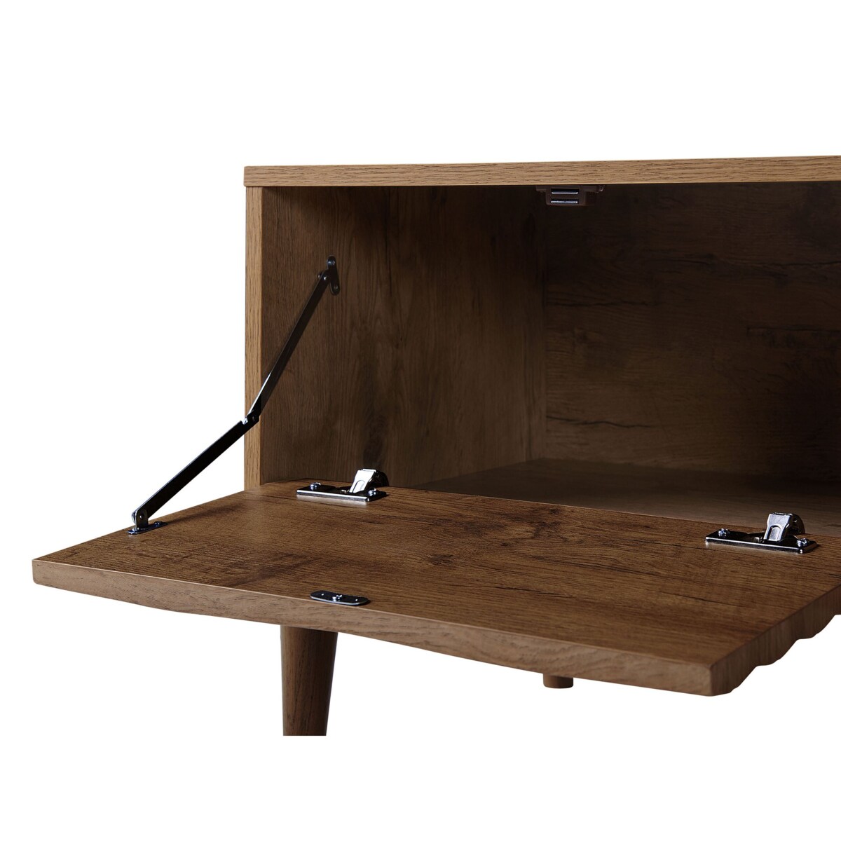 Szafka RTV ciemne drewno KAYAN