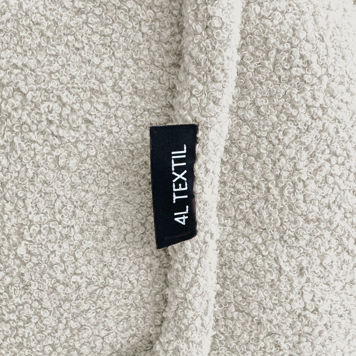 Antystresowe legowisko boucle LEO, 100x80 cm, Szarobeżowy