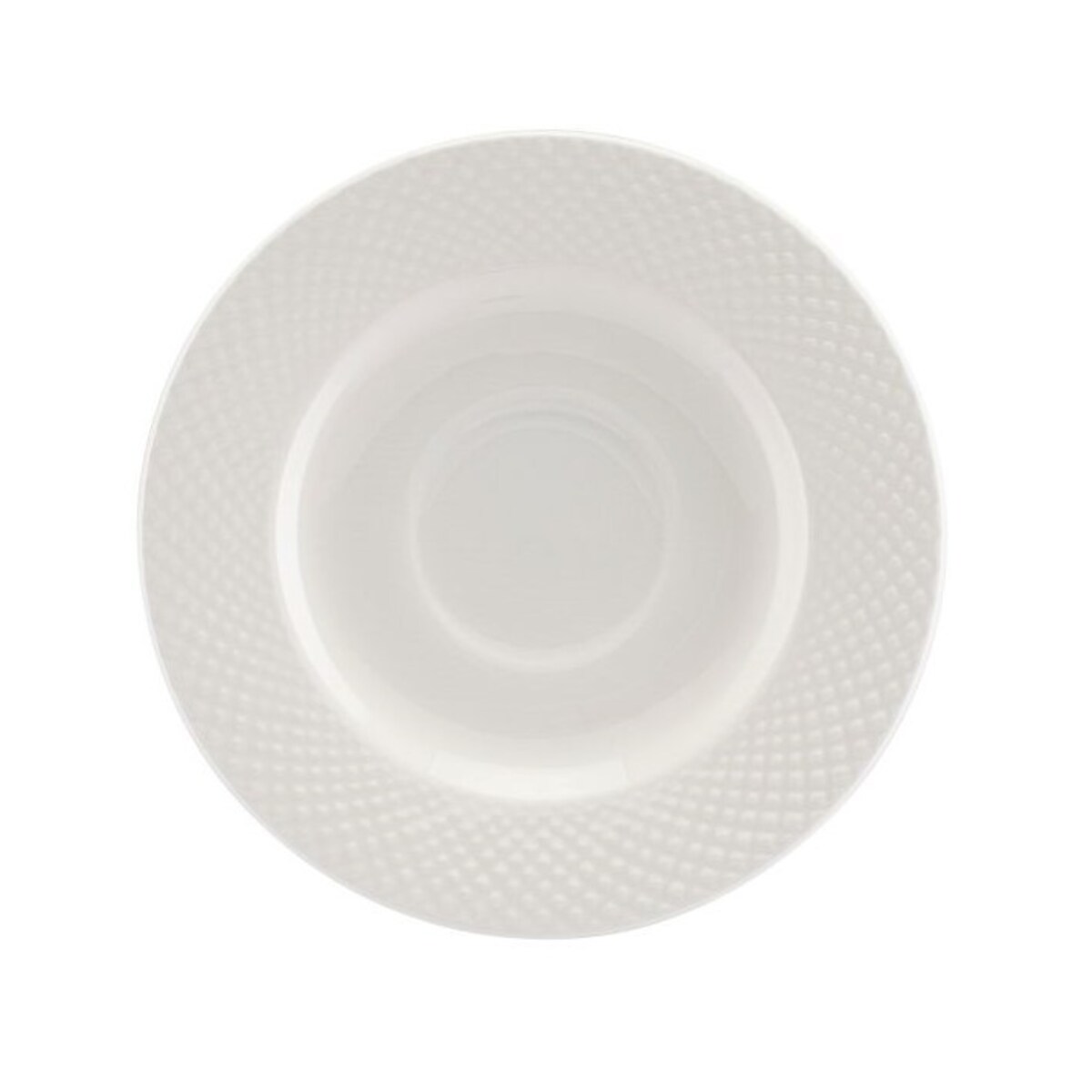 VILLA ITALIA Filiżanka do espresso porcelanowa 100 ml ze spodkiem BARI WHITE