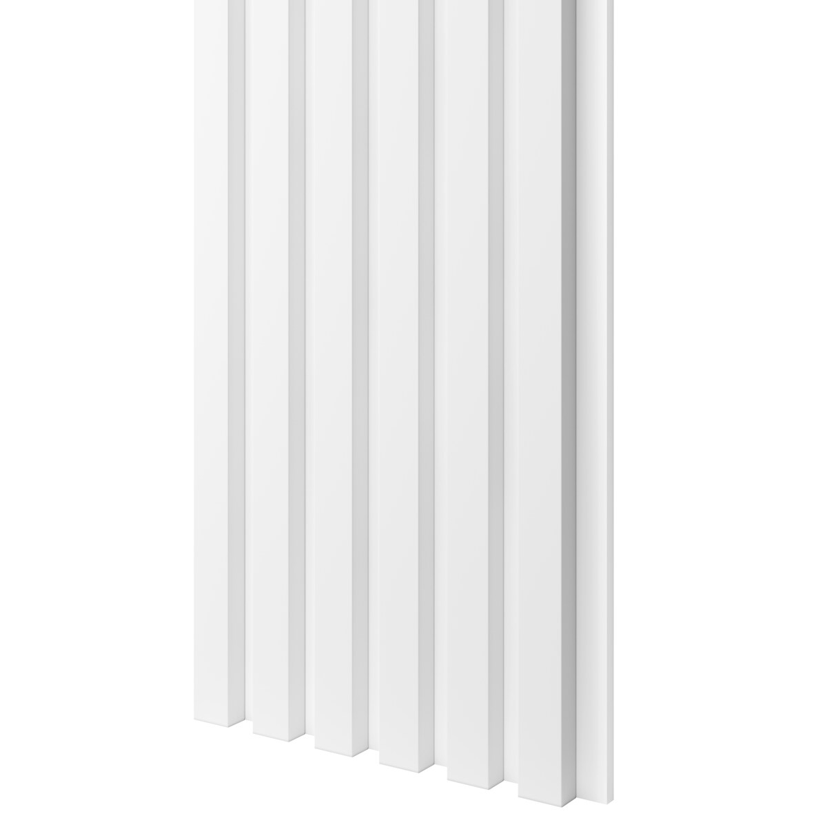 LAMELE SLIM NA PŁYCIE MDF - BIAŁY MAT