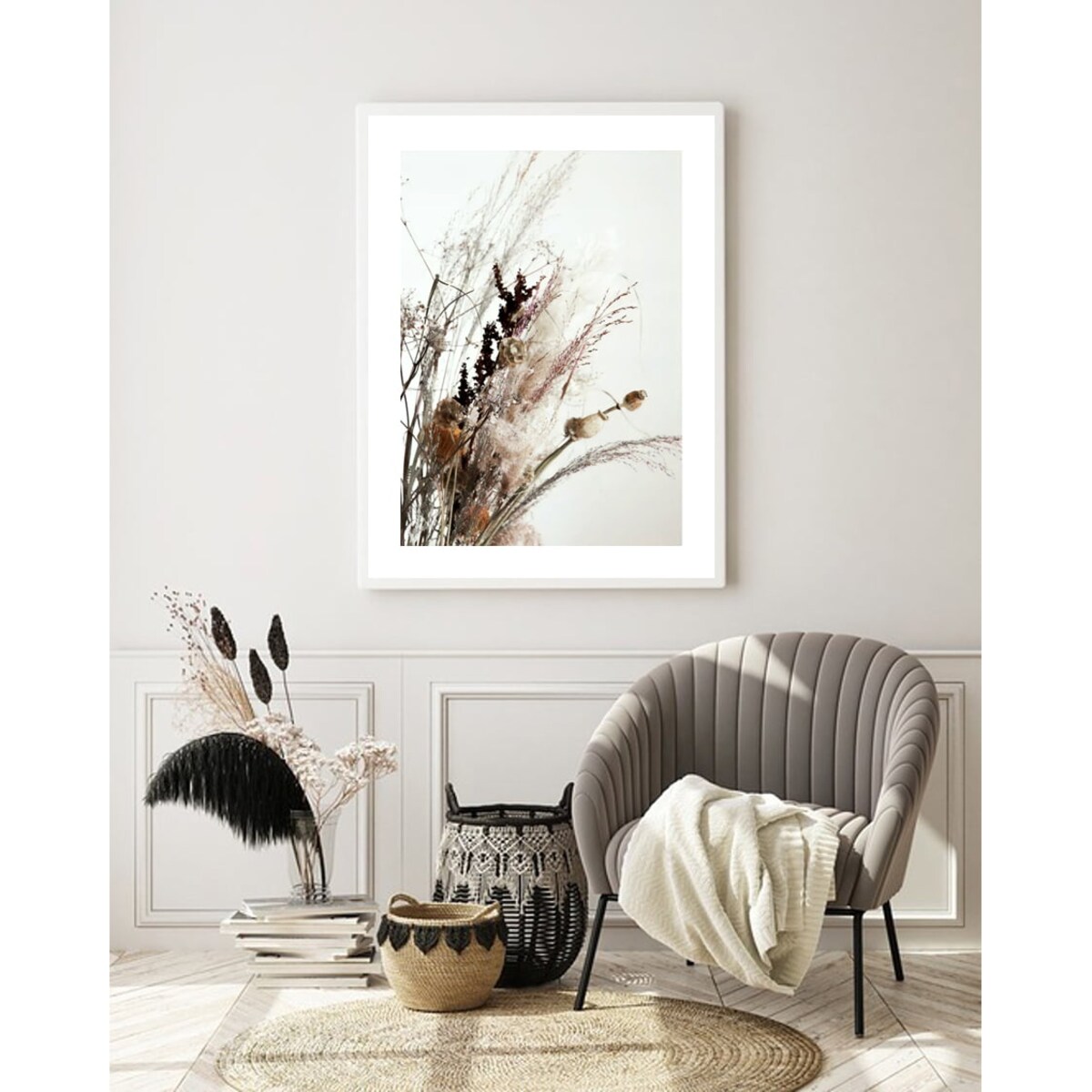 Poster Story, Plakat, Obraz - Piękny Suszony Bukiet, wymiary 30 x 42 cm