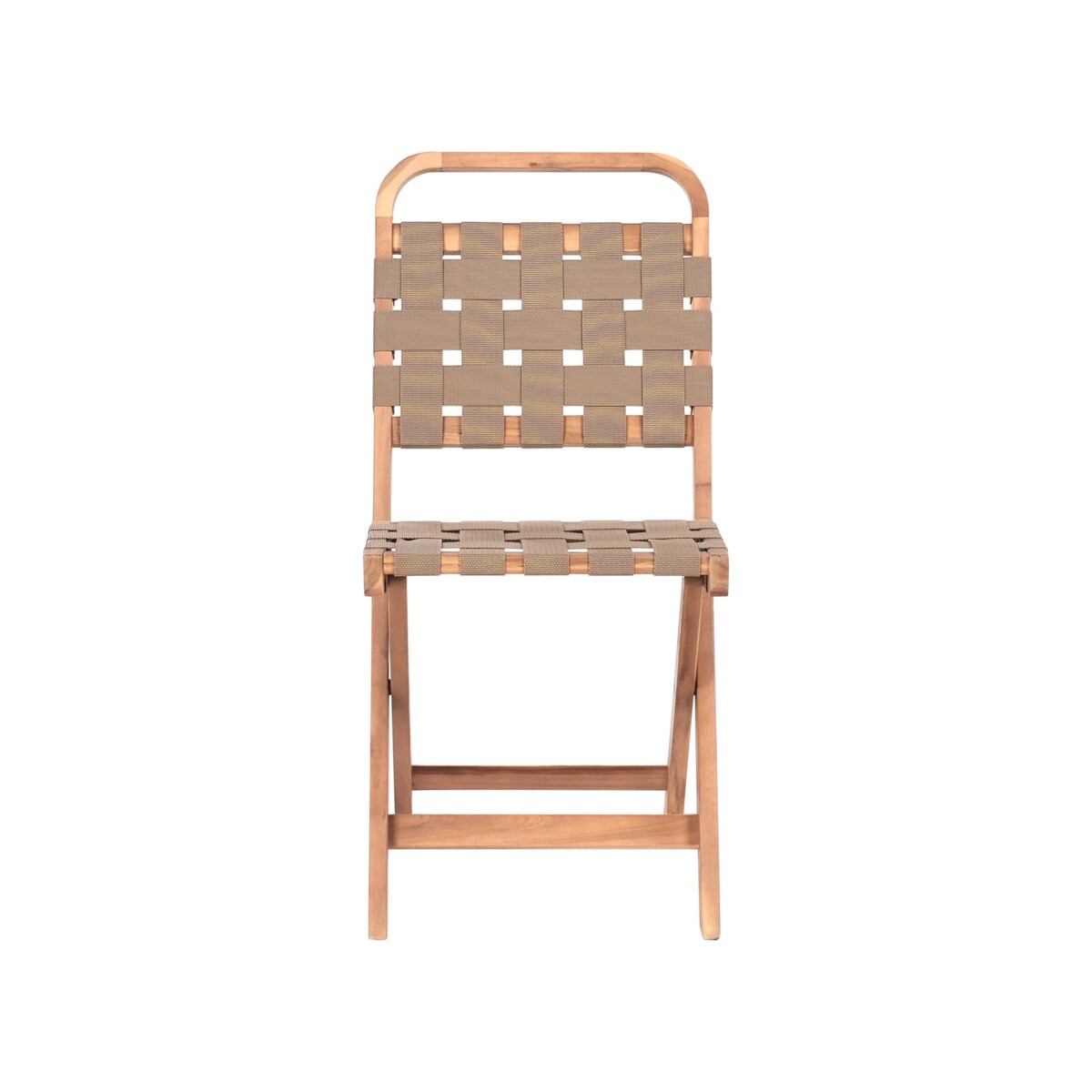 Zestaw mebli balkonowych Składane CALCIANO Certyfikowane drewno akacjowe Brązowy