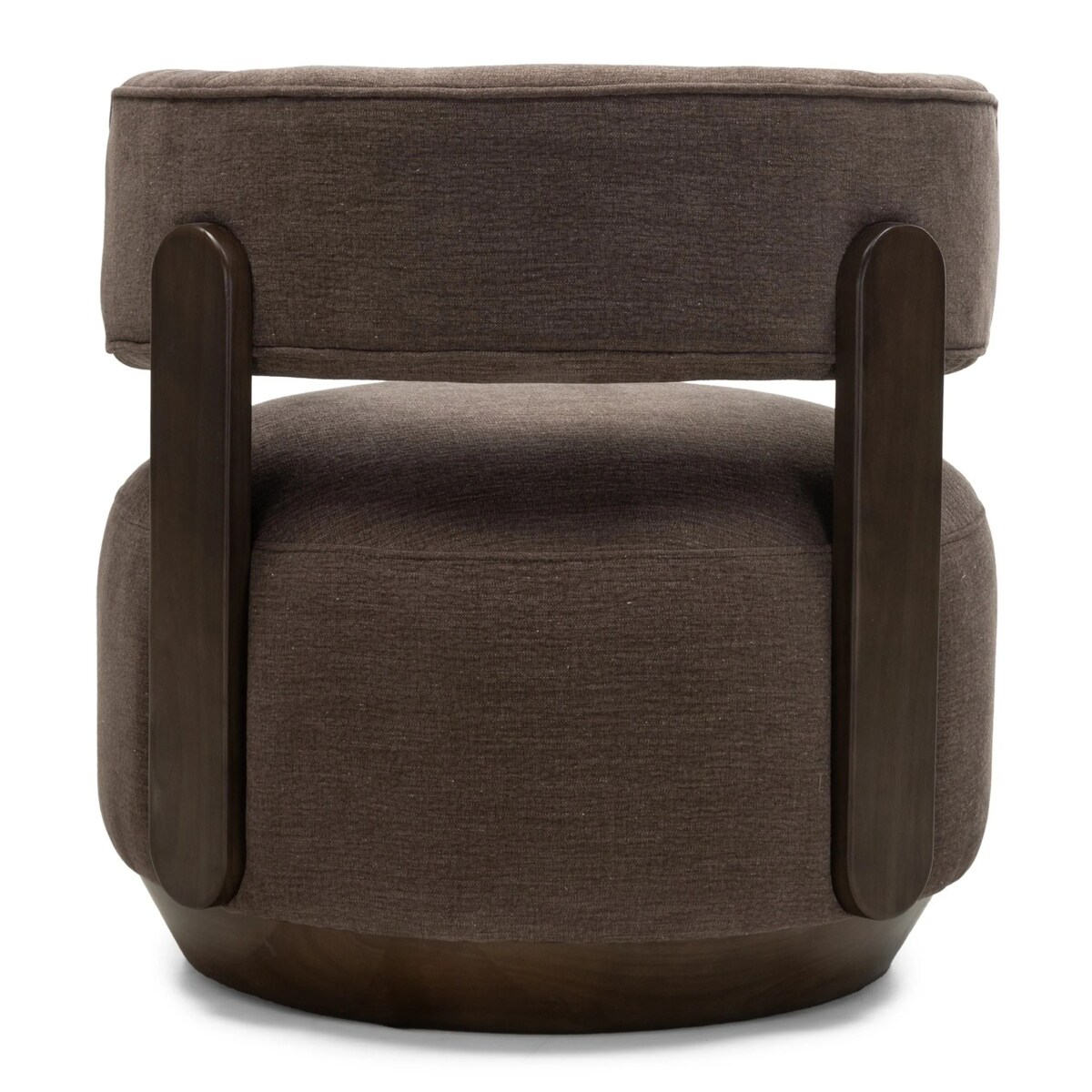 Fotel wypoczynkowy z drewna jesionowego 74x75x73 cm MALICO espresso