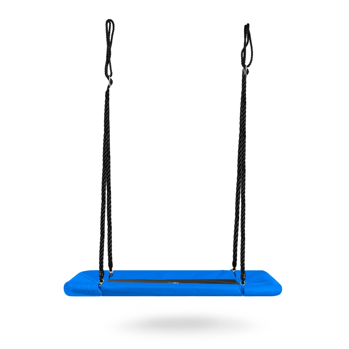 Huśtawka ogrodowa Neo-Sport bocianie gniazdo fotel wiszący 110x70 cm czarno-niebieska