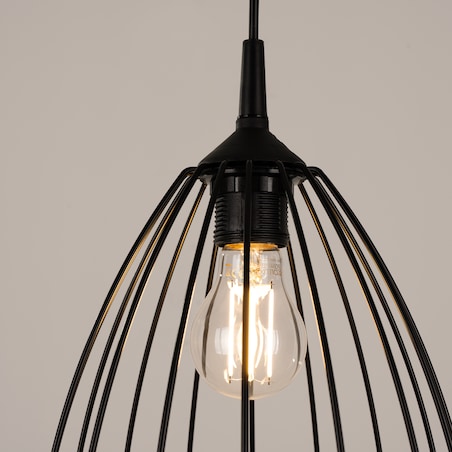 Lampa wisząca RITZ czarna