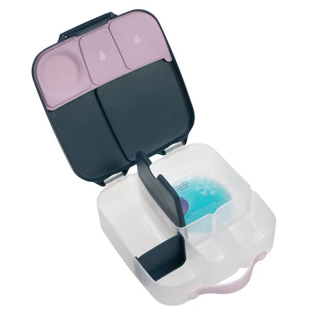 Lunchbox dla dzieci i dorosłych - śniadaniówka z przegródkami i wkładem chłodzącym Indigo Rose, b.box