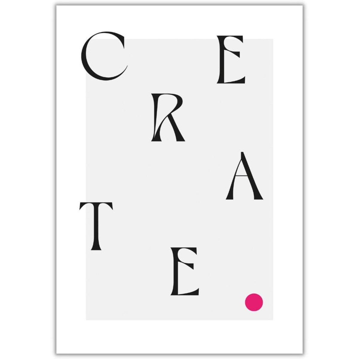 plakat create 30x40 cm
