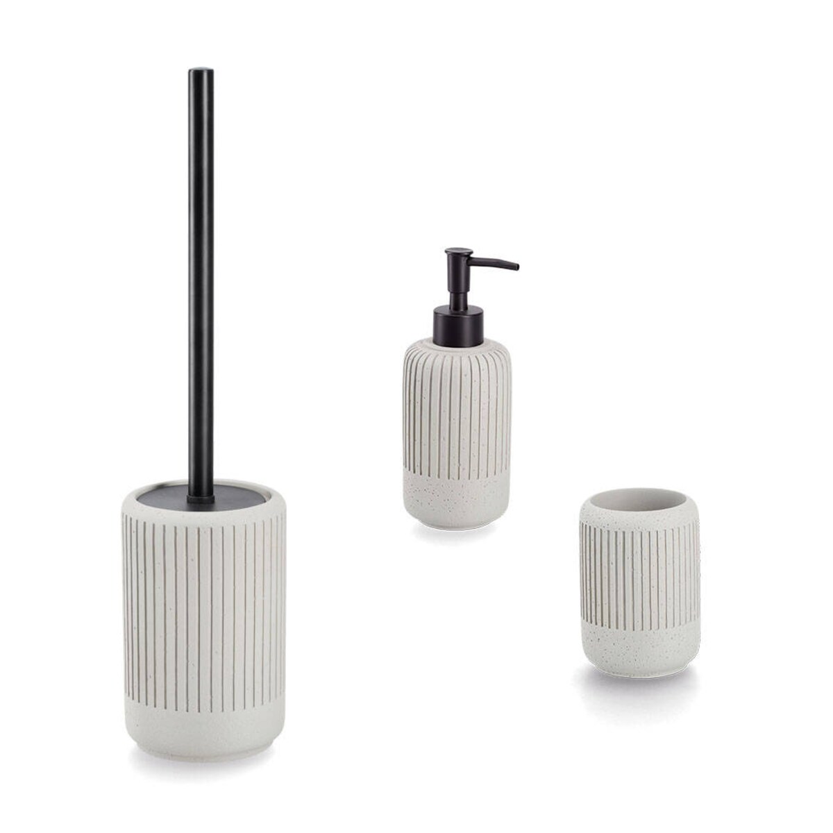 Toilet brush "Cement", cement, light grey Ø10,3x42