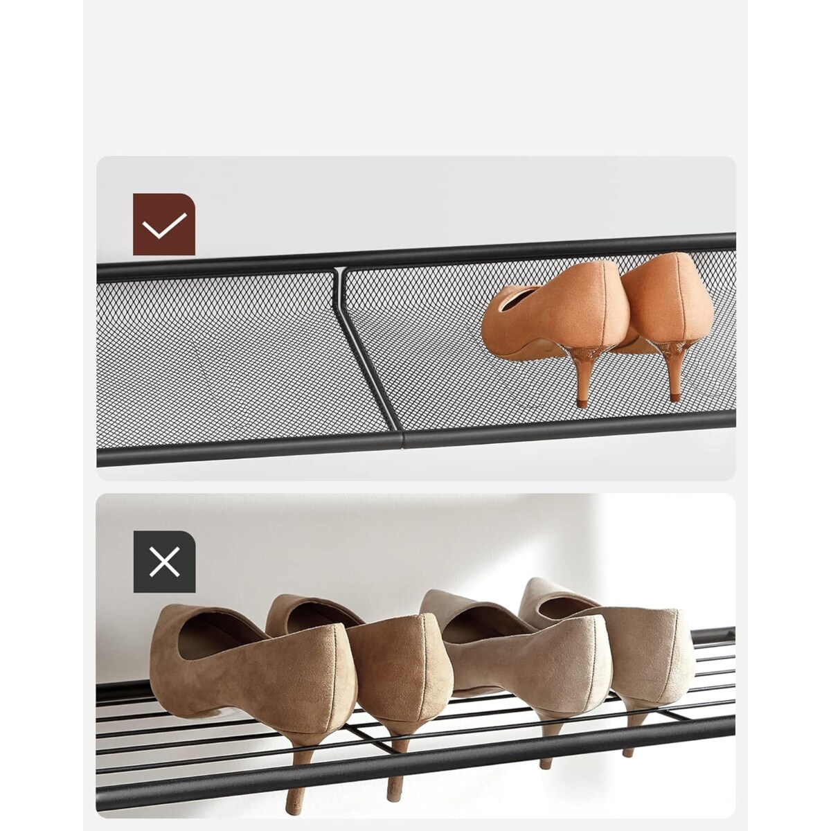 Szafka Na Buty 75X28X93 Cm Rustykalny Brąz, Czarny