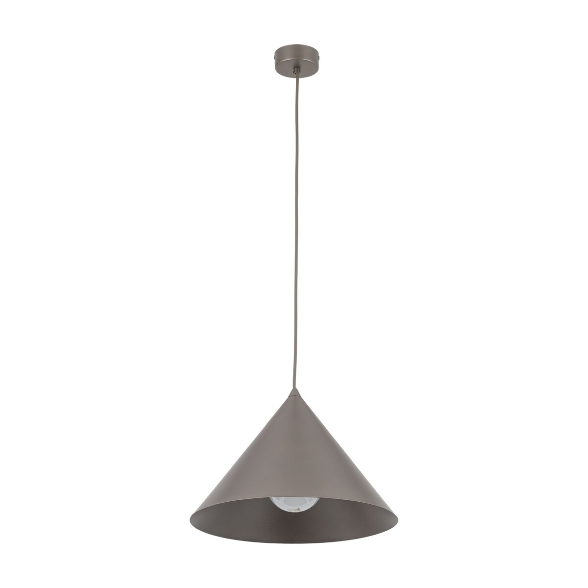 Nowoczesna lampa wisząca TK Lighting CONO L New Brown 33,5 cm E27 brązowa 11377