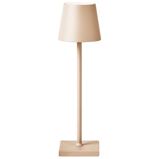 Bezprzewodowa lampa stołowa LED BACEIRO Metal Pomarańczowy