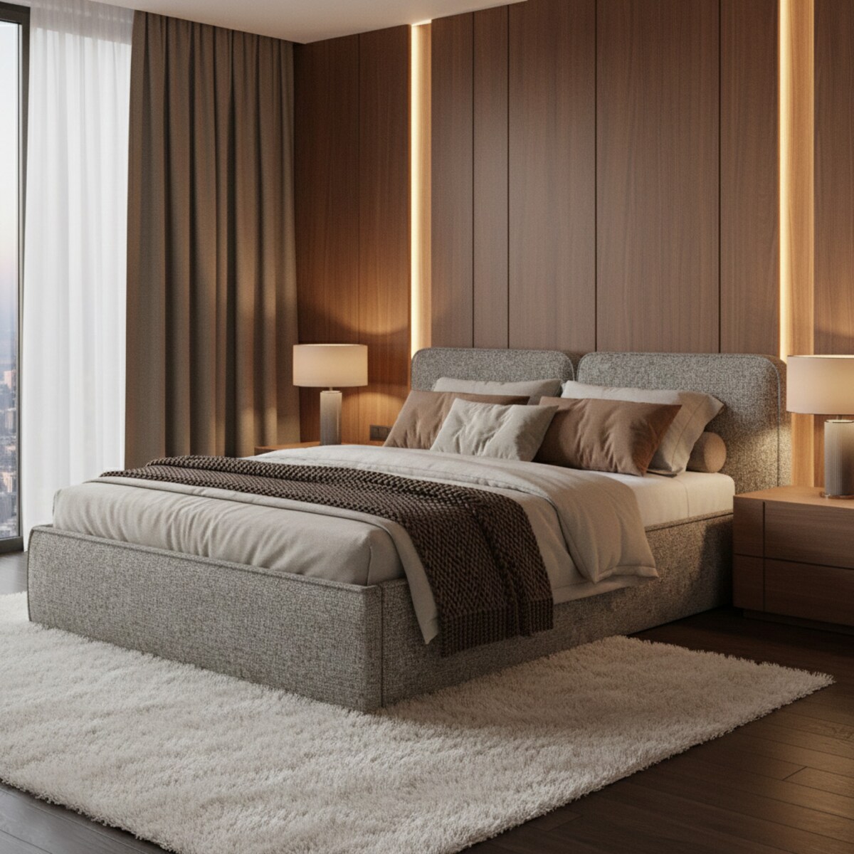 Łóżko Tapicerowane Elite 140X200 Stelaż Pojemnik Na Pościel Abriamo 03