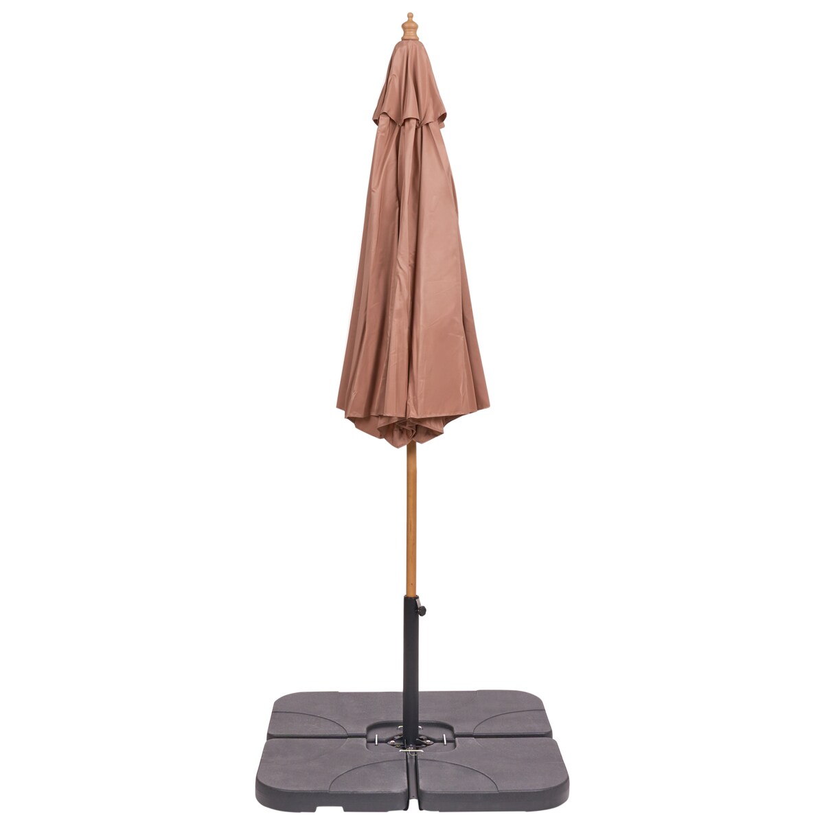 Parasol ogrodowy 270 cm TOSCANA Brązowy