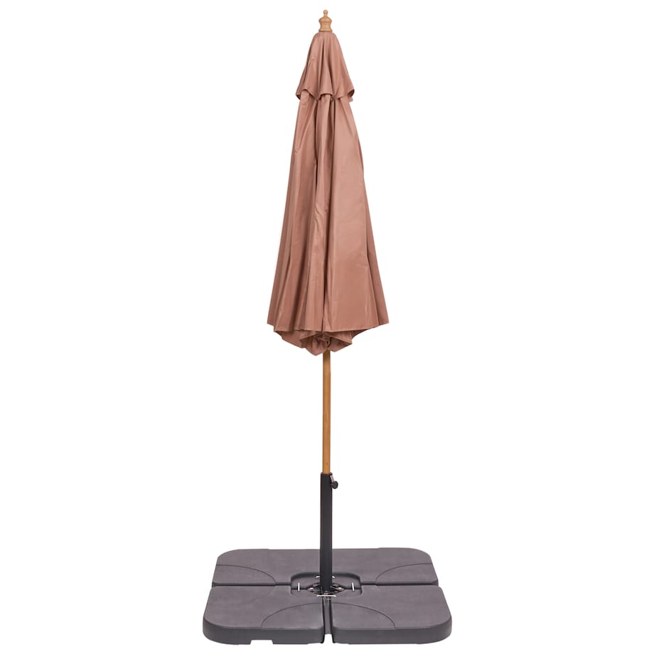 Parasol ogrodowy 270 cm TOSCANA Brązowy