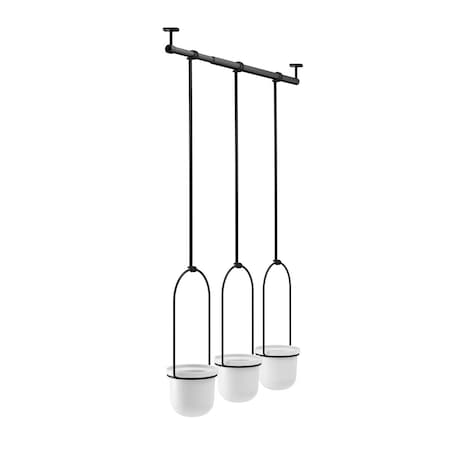 Kwietnik (biało-czarny) Triflora Umbra