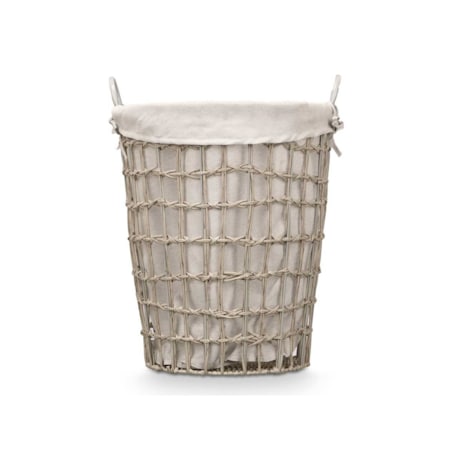 Kosz na pranie 59x46x43 cm CORNIX szary