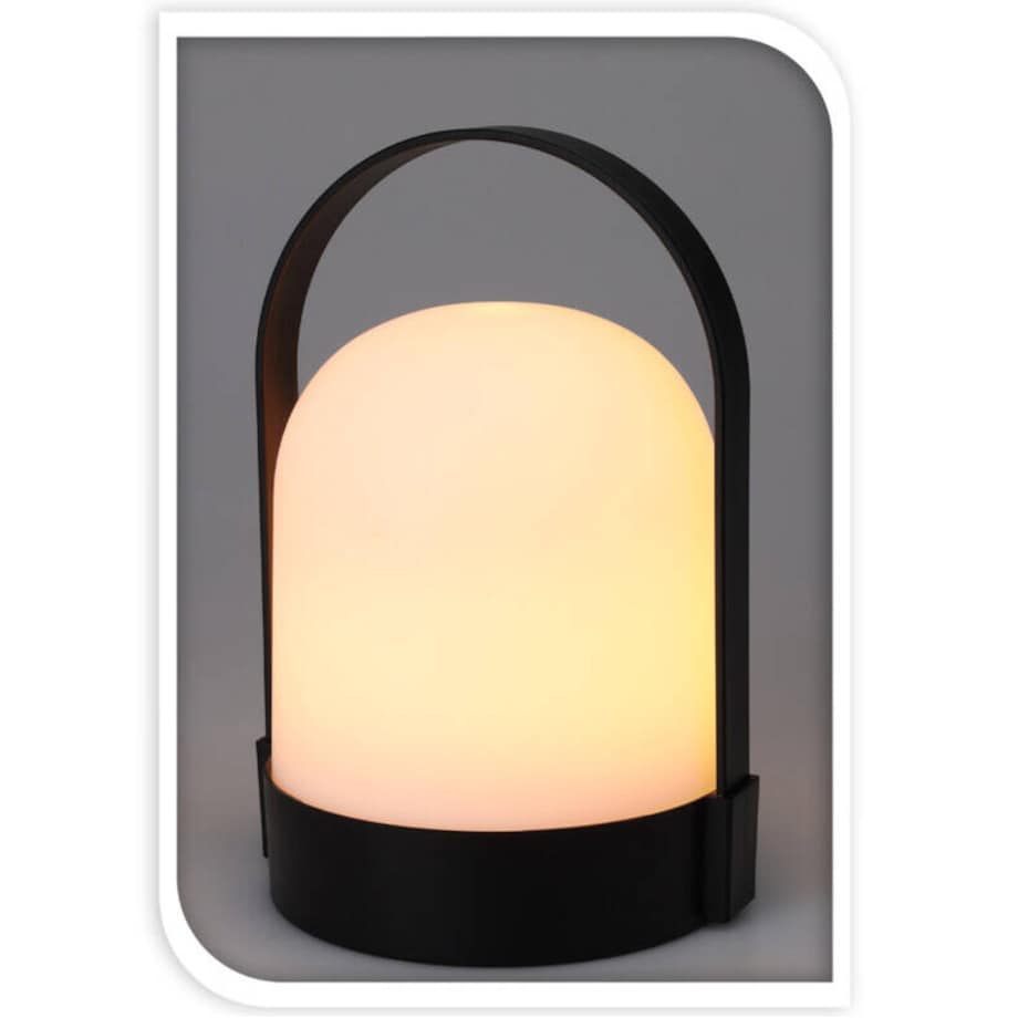 Lampka stołowa z tworzywa, 14,5 x 21 cm