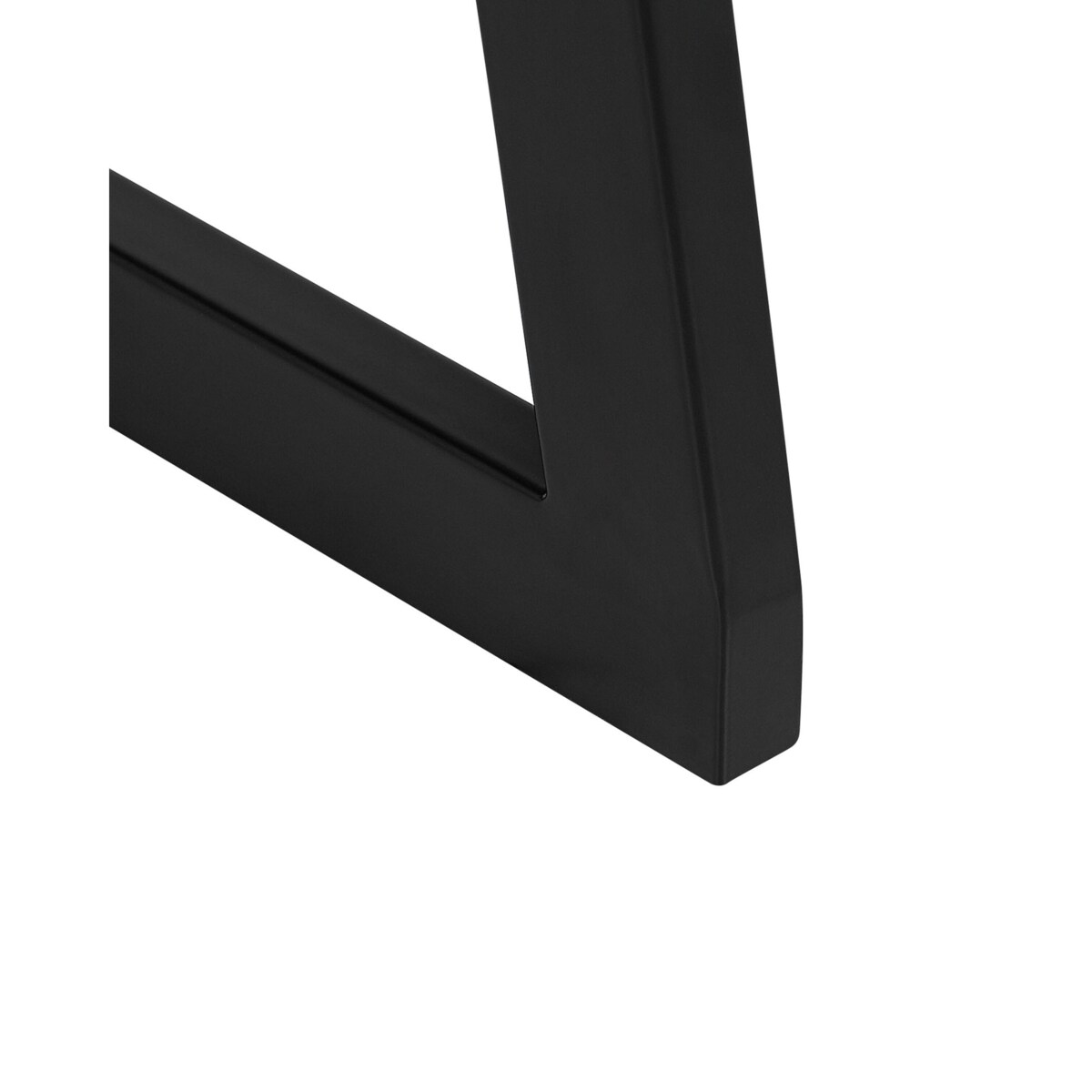 Regał 4 półki czarny z ciemnym drewnem JOPLIN