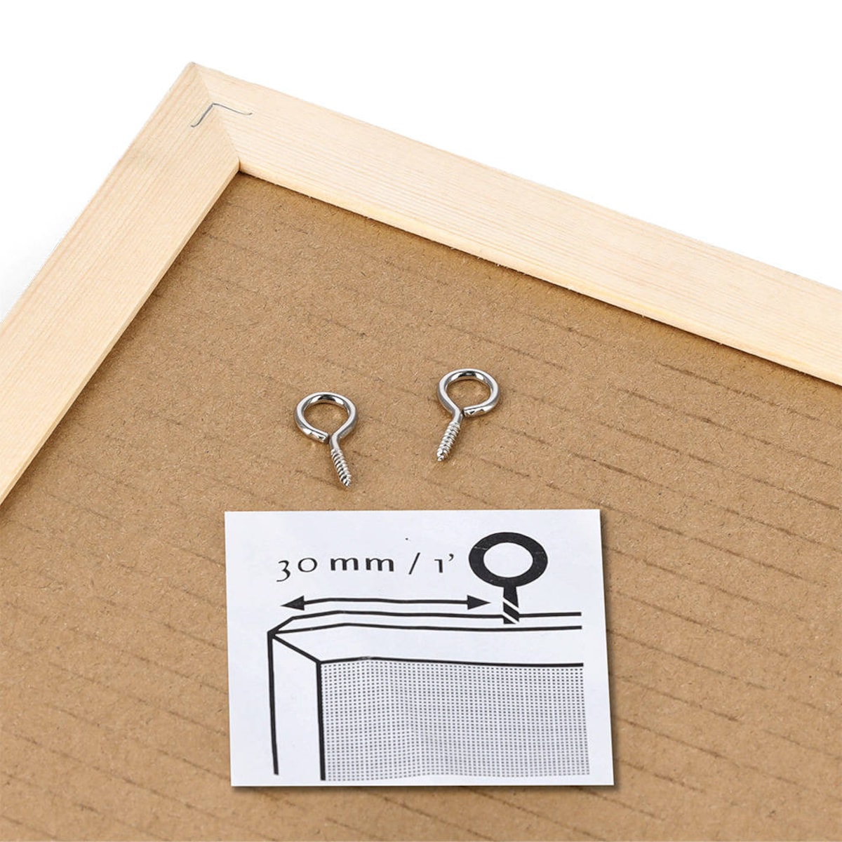 Tablica Kredowa magnetyczna na Notatki Czarna z Ramką Drewnianą 40 x 30