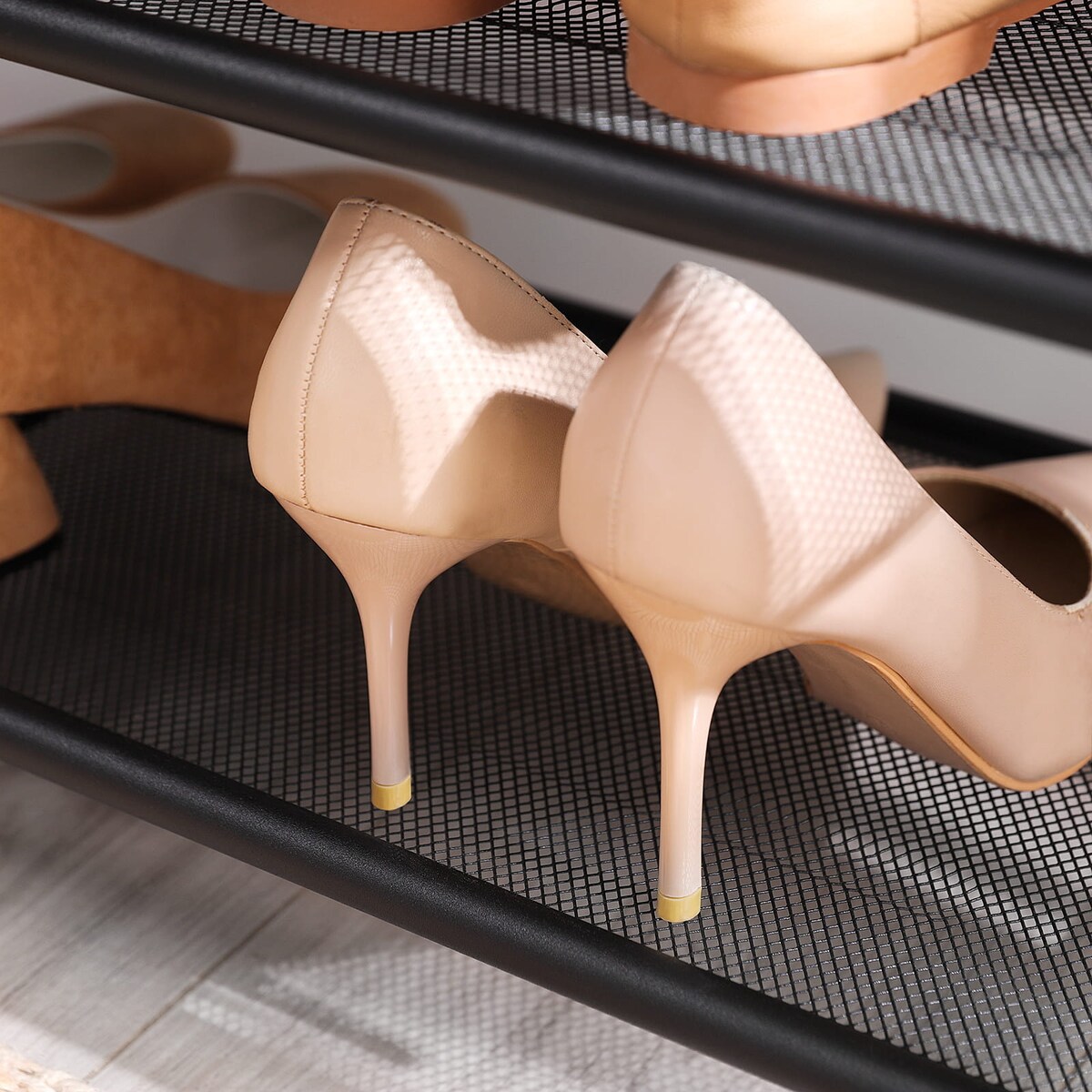 Szafka Na Buty 80X30X44,5 Cm Rustykalny Brąz, Czarny