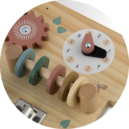 Drewniana tablica manipulacyjna sensoryczna edukacyjna Nukido