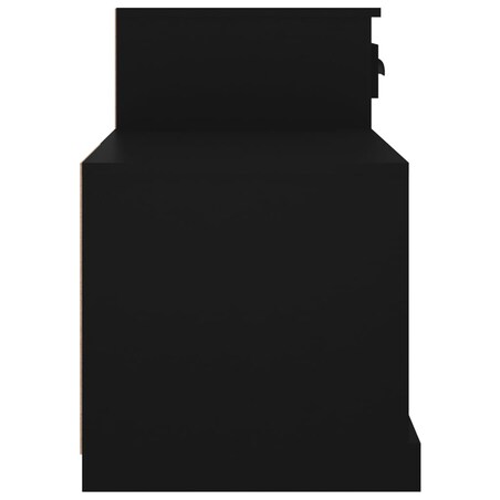 vidaXL Szafka na buty, czarna, 100x42x60 cm, materiał drewnopochodny