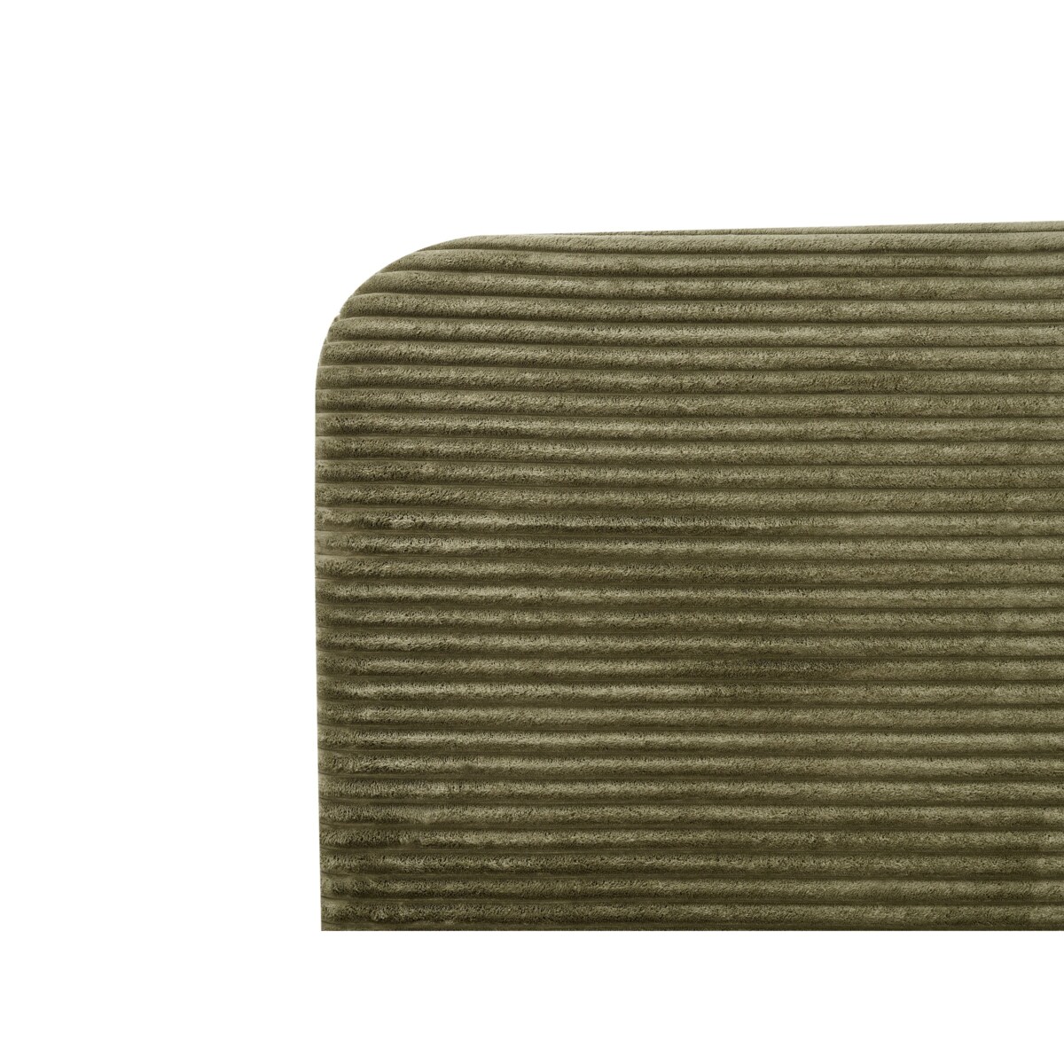 Łóżko Sztruks FLAYAT 180 x 200 cm Zielony