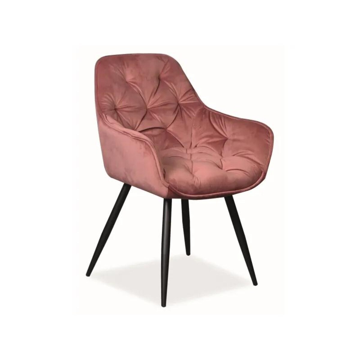 Krzesło CHERRY VELVET antyczny róż