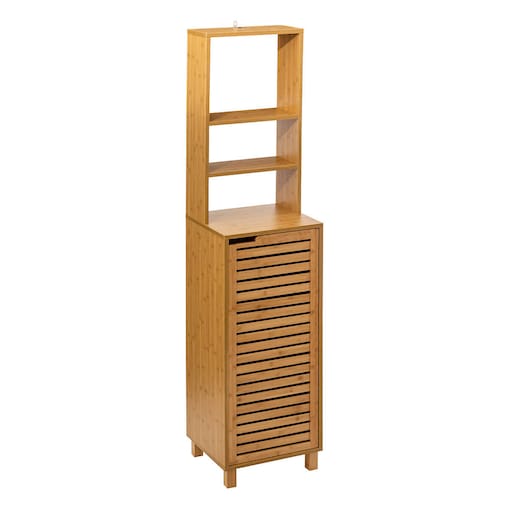 Szafka łazienkowa stojąca wysoka SICELA, 38 x 33 x 168 cm