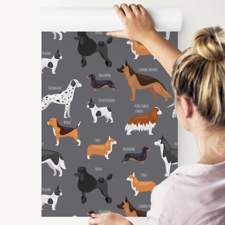 Tapeta Do Pokoju Dziecka Kolorowe PIESKI Napisy