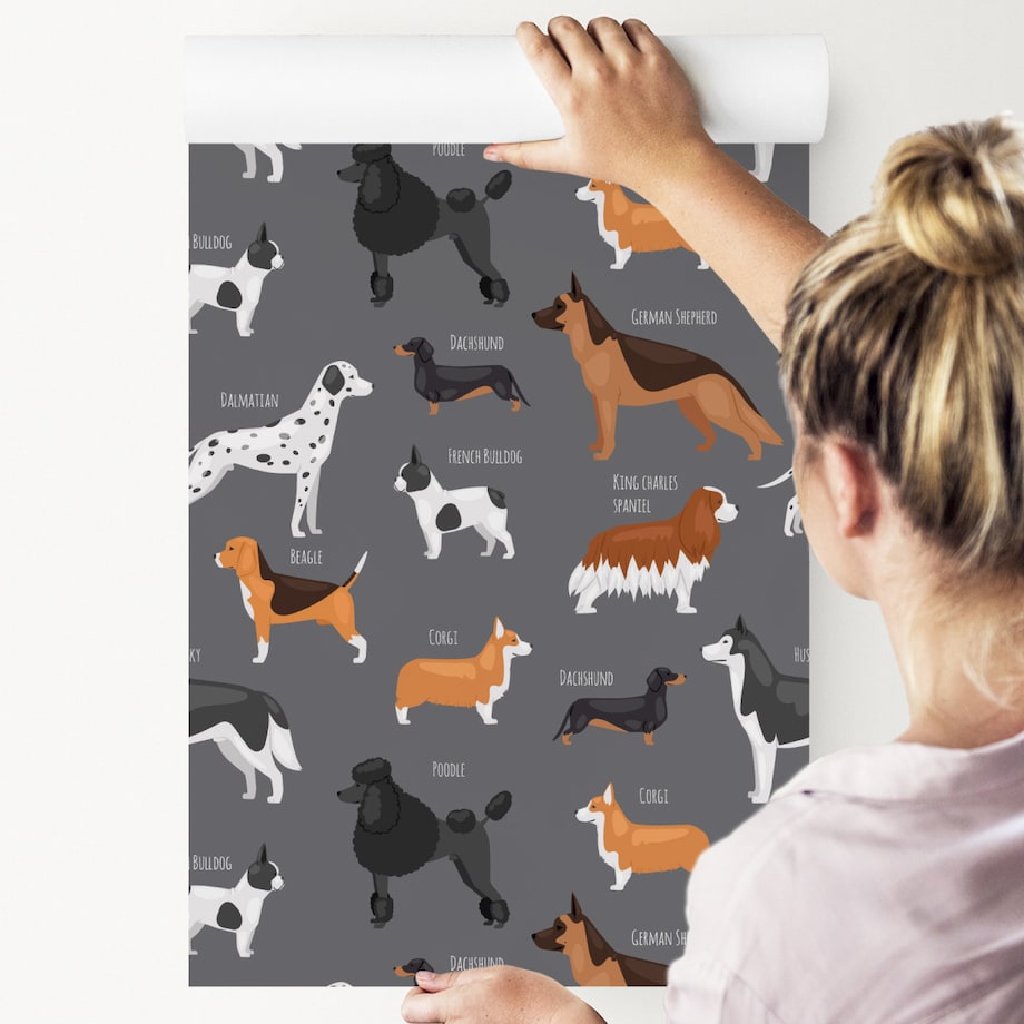 Tapeta Do Pokoju Dziecka Kolorowe PIESKI Napisy