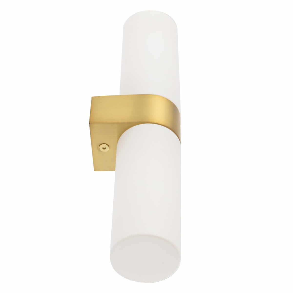 Podłużny kinkiet ścienny Natalie 10727 Nowodvorski IP44 tuba szklany metalowy biały mosiądz