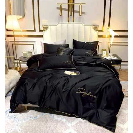 pościel mikrofibra z haftem 160x200 cm