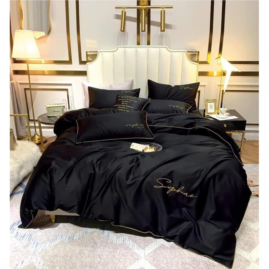 pościel mikrofibra z haftem 160x200 cm