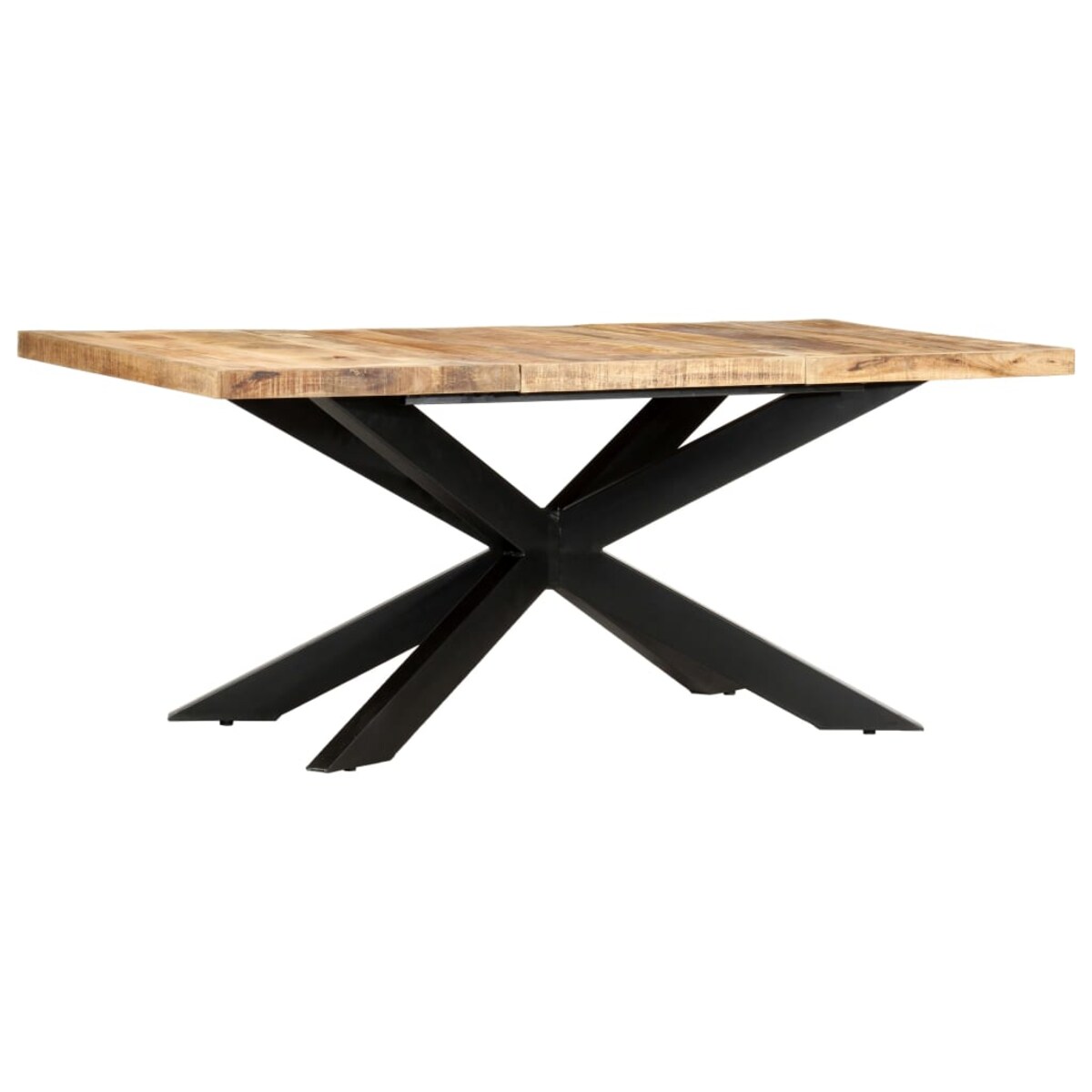 vidaXL Stół jadalniany, 180 x 90 x 76 cm, lite surowe drewno mango
