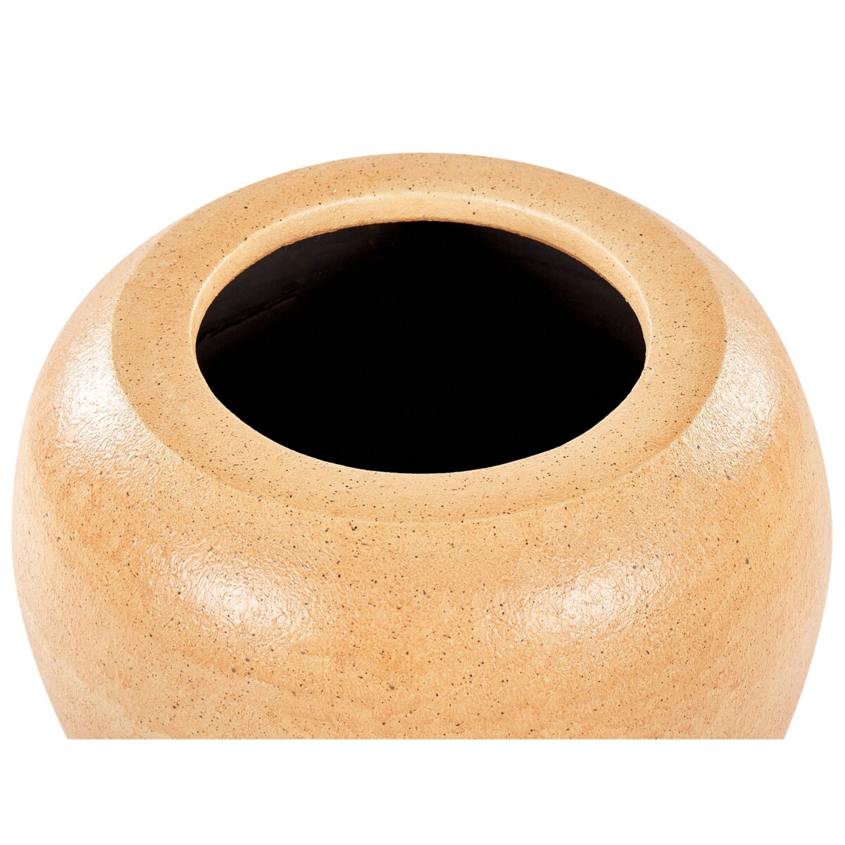 Wazon dekoracyjny z terakoty 34 cm pomarańczowy SKIONE