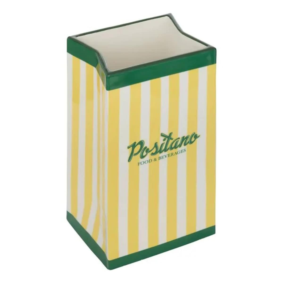 Wazon, organizer, przybornik z dolomitu, Positano, 22,5 cm