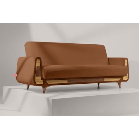 KONSIMO GUSTAVO II Sofa 3-osobowa, kolor Pomarańczowy