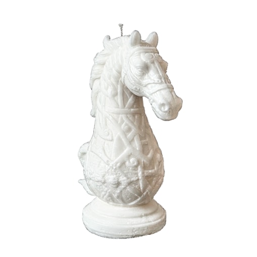 VERKOI Świeca Ozdobna Chess Horse