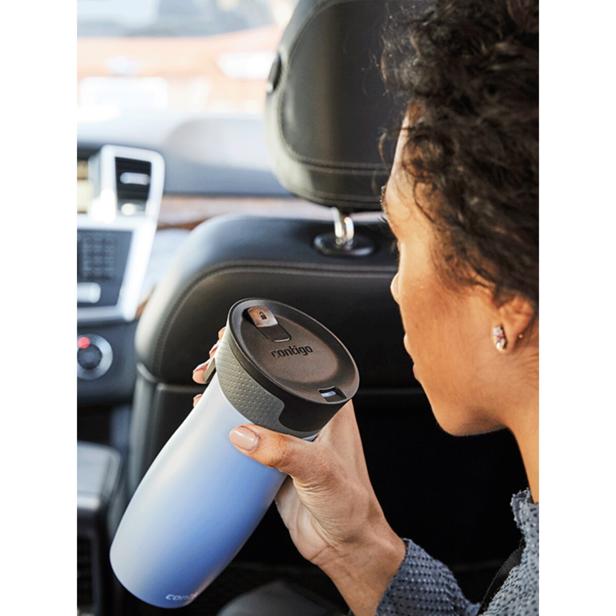 Kubek termiczny Contigo West Loop "Byk" 470 ml - Earl Grey