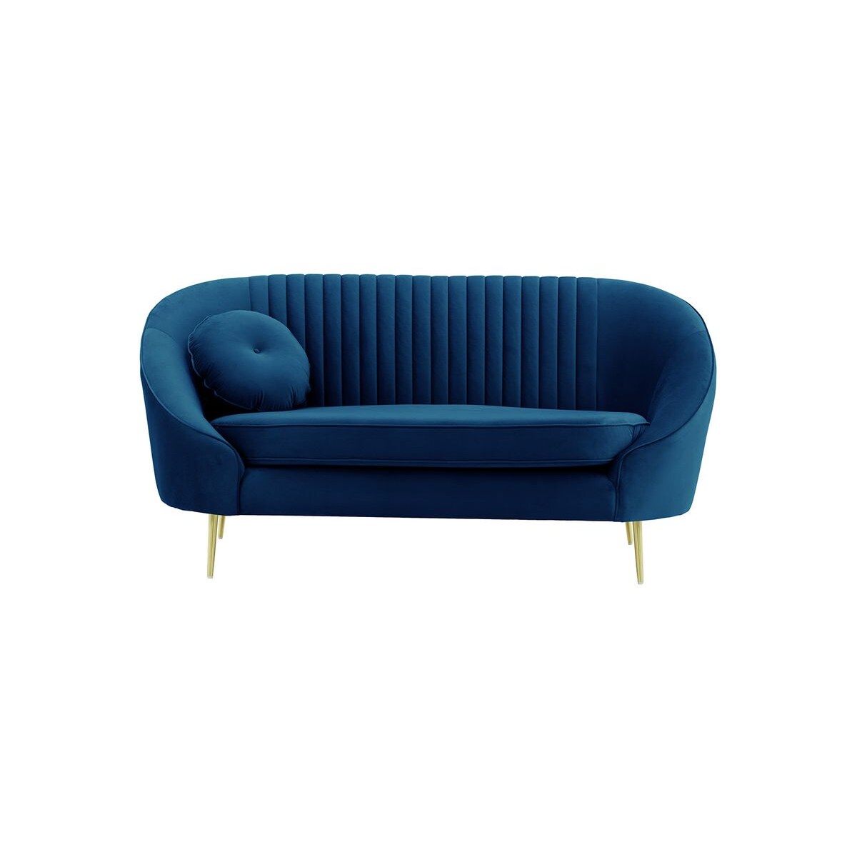 Sofa dwuosobowa Kooper z przeszyciami-Velluto 11