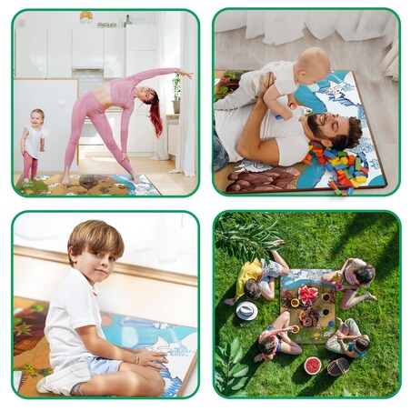 Mata edukacyjna piankowa dywan do malowania 92x120 cm zmywalna Ricokids