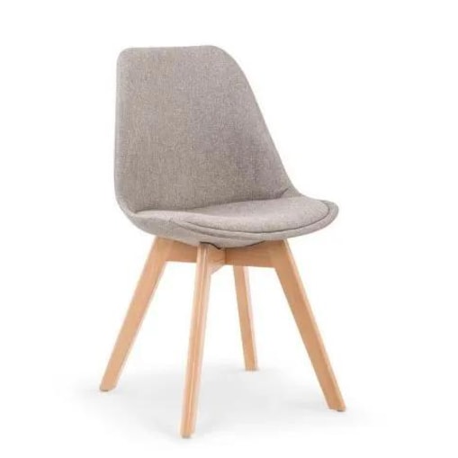Krzesło tapicerowane K303 jasnoszare