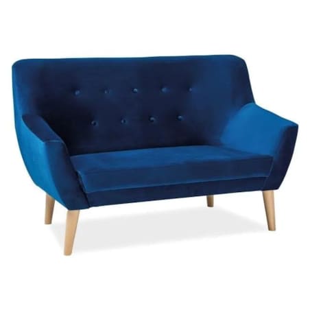 Sofa NORDIC 2 VELVET granatowa